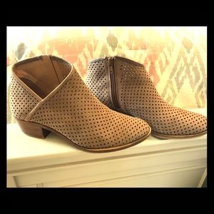 Lucky Brand Perforated Booties - Size 8